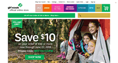 Desktop Screenshot of girlscoutshop.com