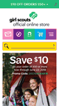 Mobile Screenshot of girlscoutshop.com